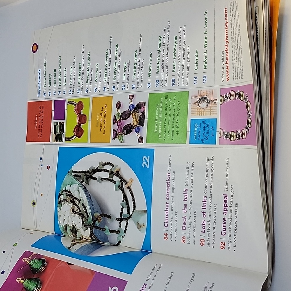 Bead Style magazines Qty 3 quick and easy Jewelry projects Summer to Fall 7911 - Picture 10 of 11